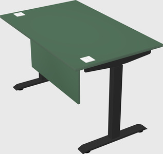 Single motor electric desk