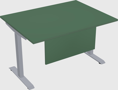Single motor electric desk
