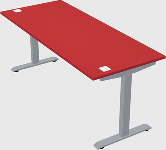 Single motor electric desk