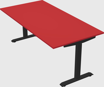 Single motor electric desk