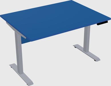 Single motor electric desk