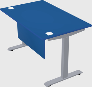 Single motor electric desk