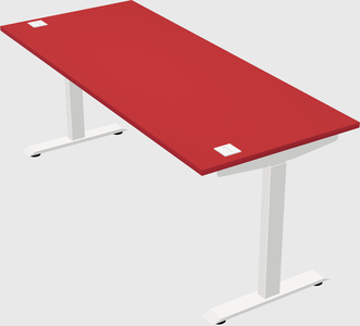 Single motor electric desk