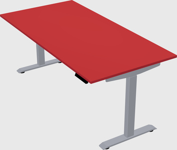 Single motor electric desk
