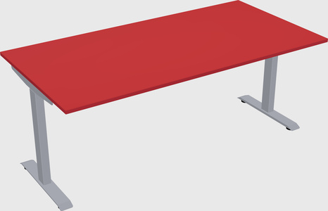 Single motor electric desk