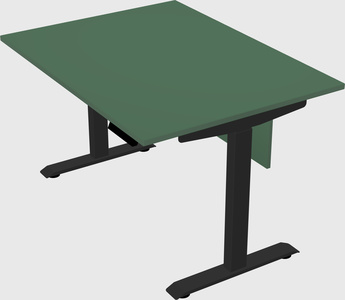 Single motor electric desk