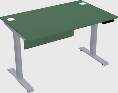 Single motor electric desk