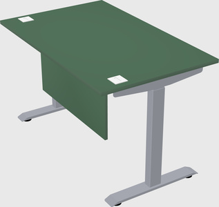 Single motor electric desk
