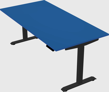Single motor electric desk