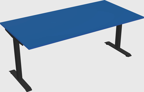 Single motor electric desk