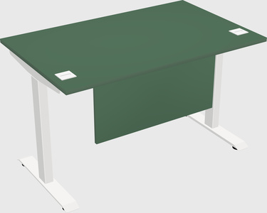 Single motor electric desk