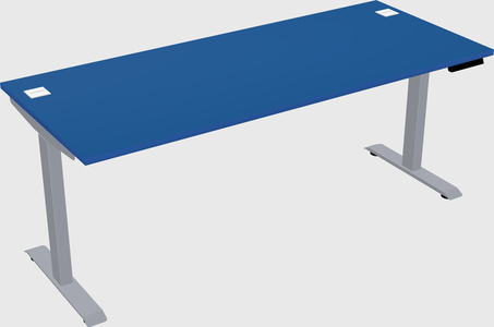Single motor electric desk