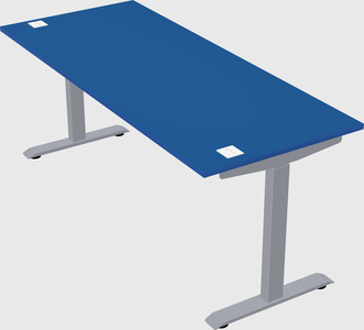 Single motor electric desk