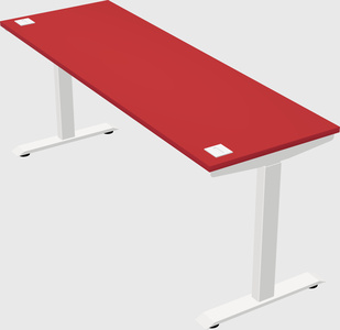 Single motor electric desk
