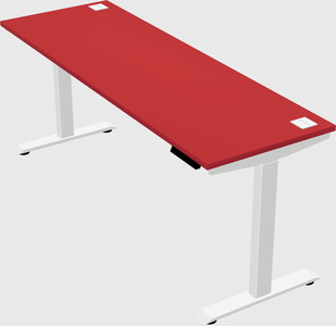 Single motor electric desk