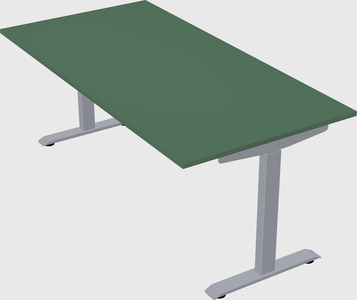 Single motor electric desk