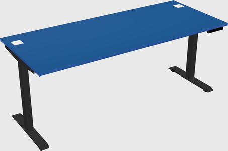 Single motor electric desk