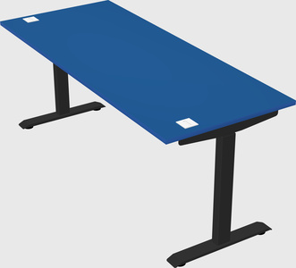 Single motor electric desk