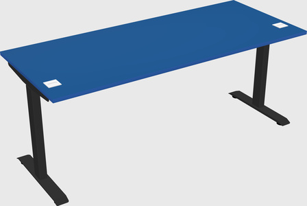 Single motor electric desk