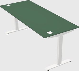 Single motor electric desk