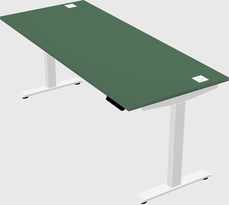 Single motor electric desk