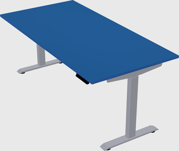 Single motor electric desk