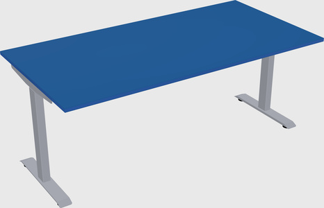 Single motor electric desk