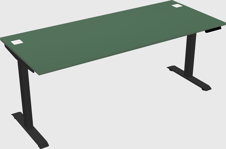 Single motor electric desk