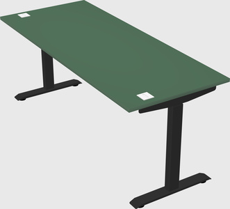 Single motor electric desk