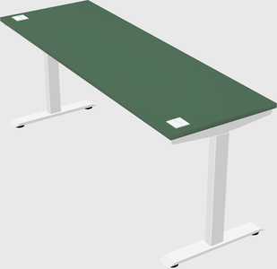 Single motor electric desk