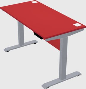 Single motor electric desk