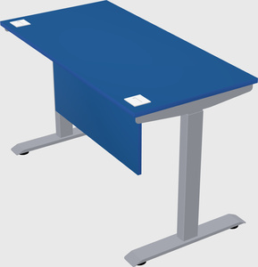 Single motor electric desk