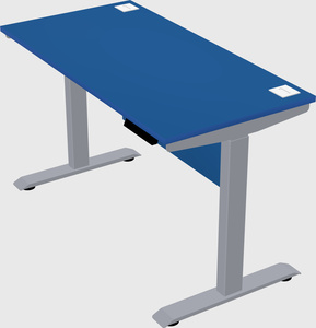Single motor electric desk