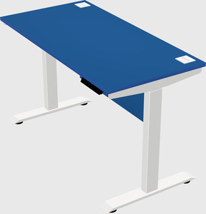Single motor electric desk
