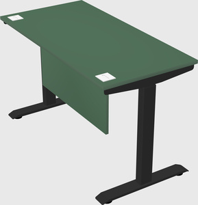 Single motor electric desk
