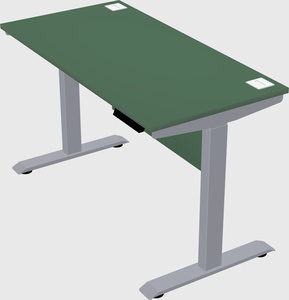 Single motor electric desk