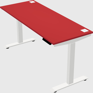 Single motor electric desk