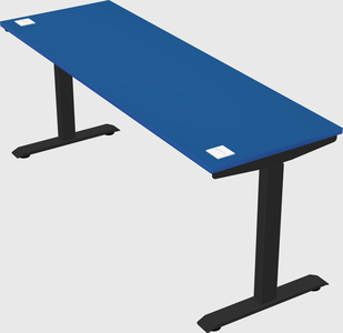 Single motor electric desk