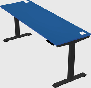 Single motor electric desk