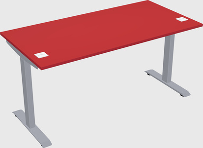 Single motor electric desk