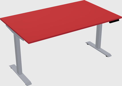 Single motor electric desk