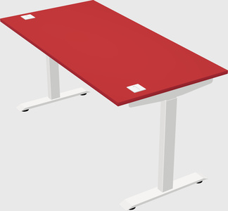 Single motor electric desk