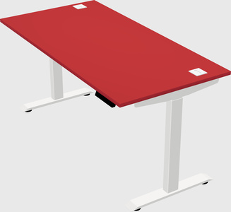 Single motor electric desk