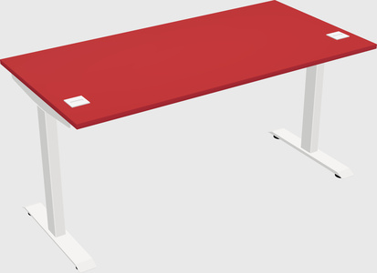 Single motor electric desk