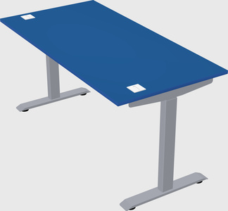 Single motor electric desk