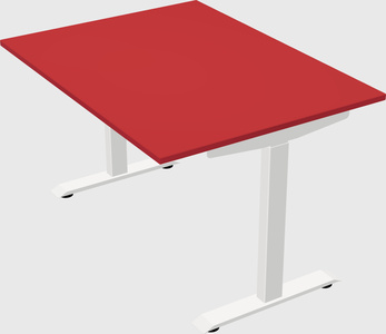 Single motor electric desk