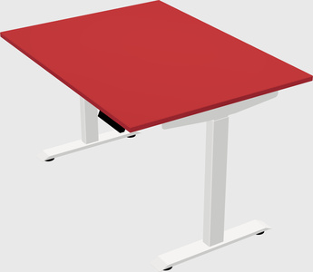 Single motor electric desk