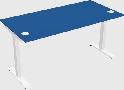 Single motor electric desk