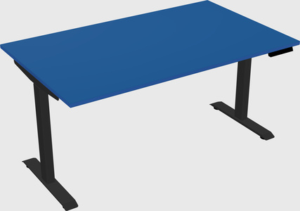 Single motor electric desk