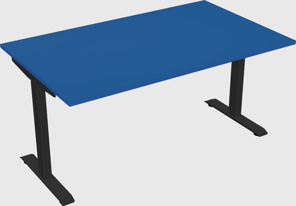 Single motor electric desk